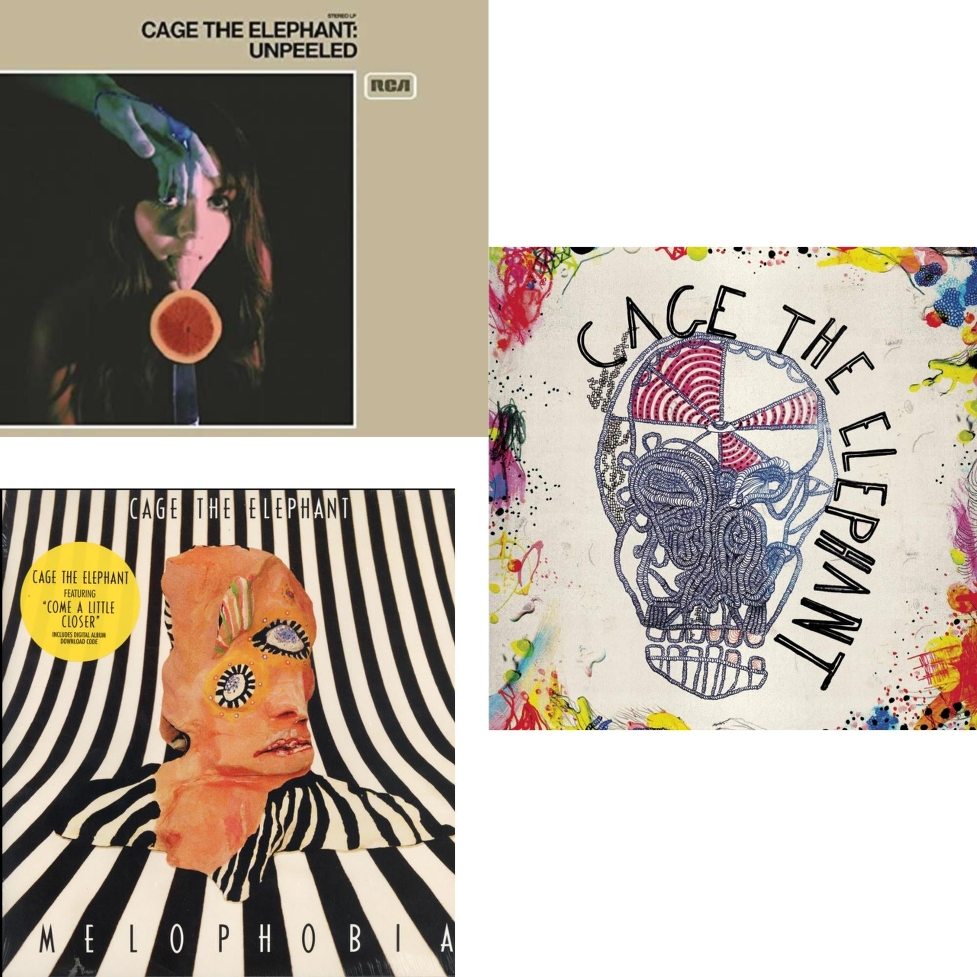 Cage The Elephant (180G) & Melophobia (180G/Dl Card) & Unpeeled (2LP/140G/Gatefold)