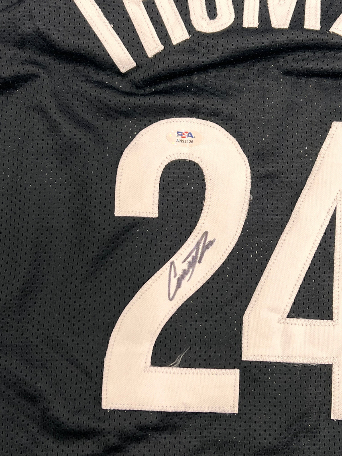 Cameron Thomas Signed Jersey PSA/DNA Brooklyn Nets Autographed