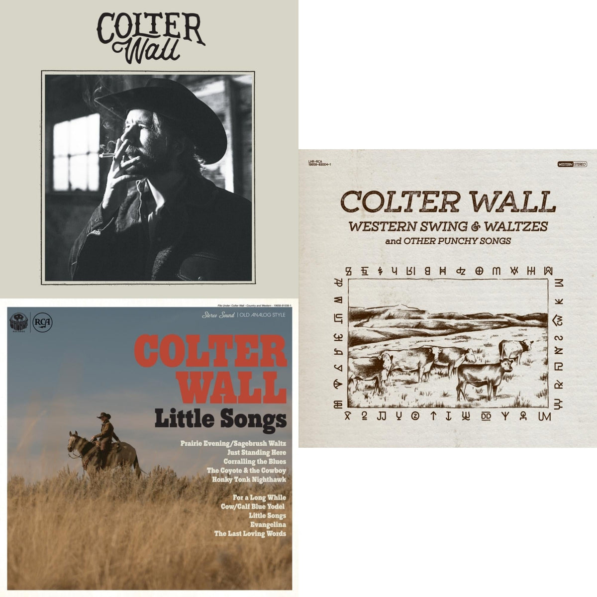 Little Songs & Colter Wall (Red LP Vinyl) & Western Swing & Waltzes (Red LP Vinyl)