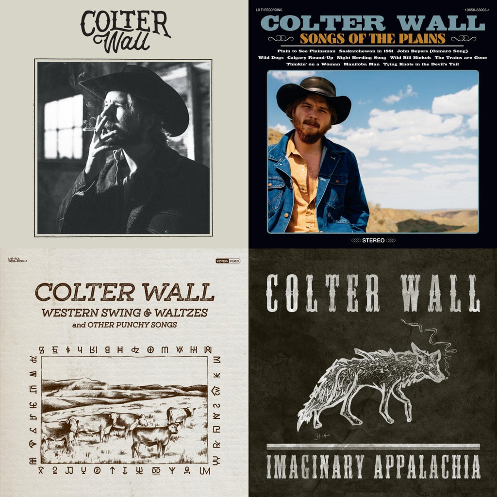 Imaginary Appalachia (Red LP Vinyl) & Colter Wall (Red LP Vinyl) & Songs Of The Plains (Red LP Vinyl) & Western Swing & Waltzes (Red LP Vinyl)