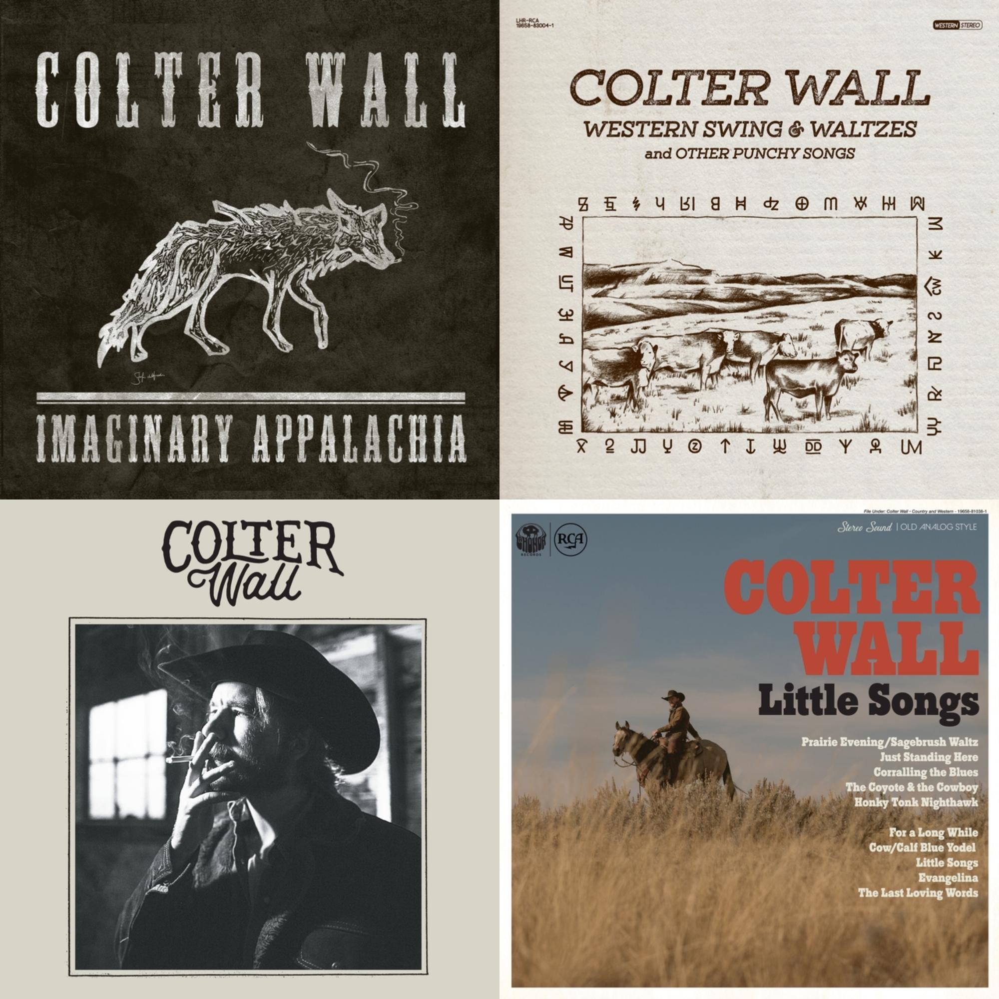Little Songs & Imaginary Appalachia (Red LP Vinyl) & Colter Wall (Red LP Vinyl) & Western Swing & Waltzes (Red LP Vinyl)