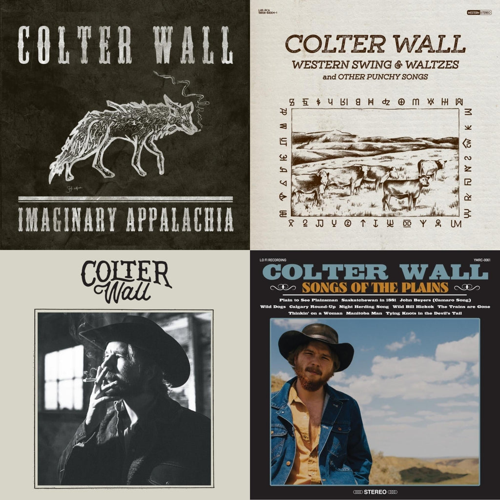 Colter Wall - Imaginary Appalachia (Red LP Vinyl) & Colter Wall (Red LP Vinyl) & Western Swing & Waltzes (Red LP Vinyl) & Songs Of The Plains