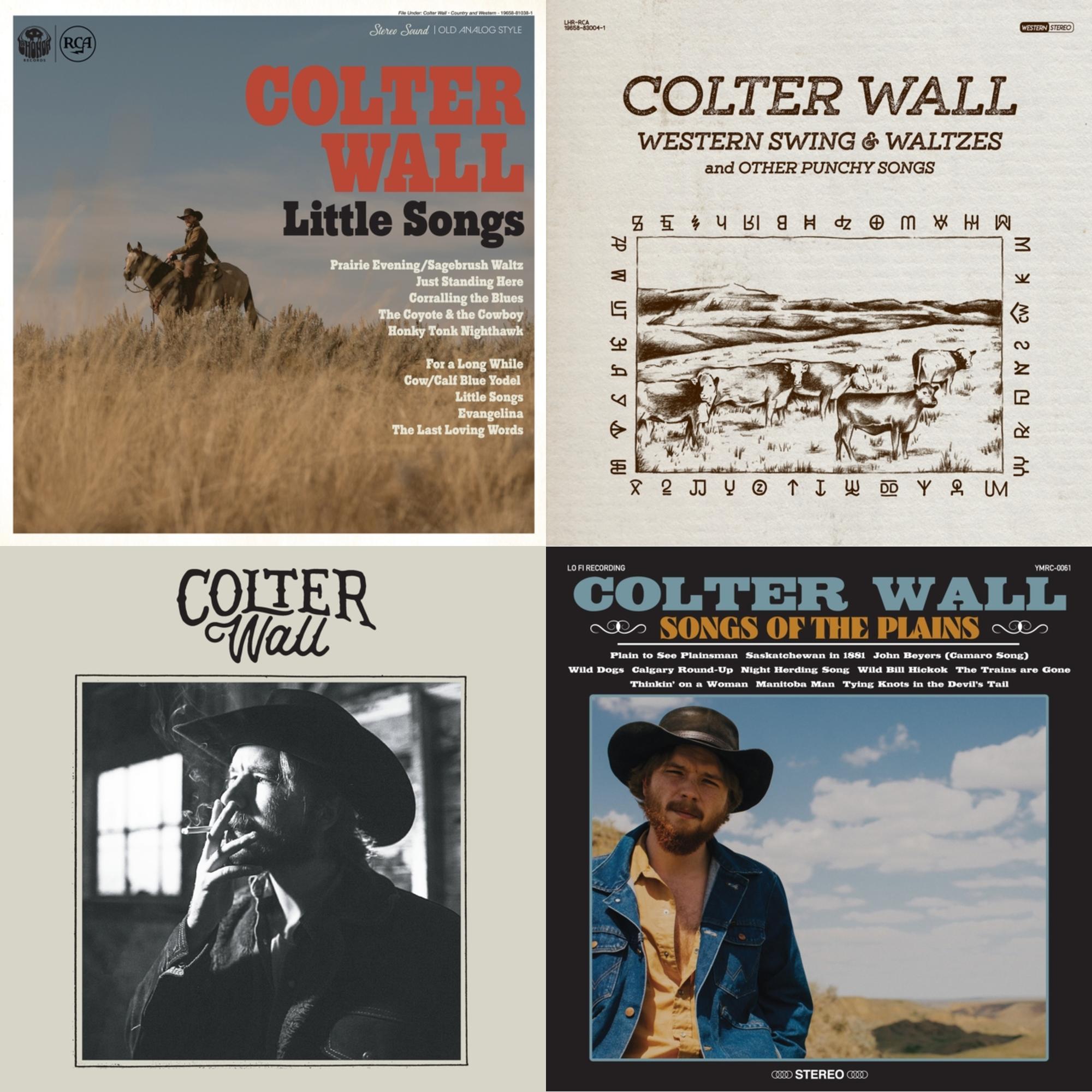 Colter Wall - Little Songs & Colter Wall (Red LP Vinyl) & Western Swing & Waltzes (Red LP Vinyl) & Songs Of The Plains
