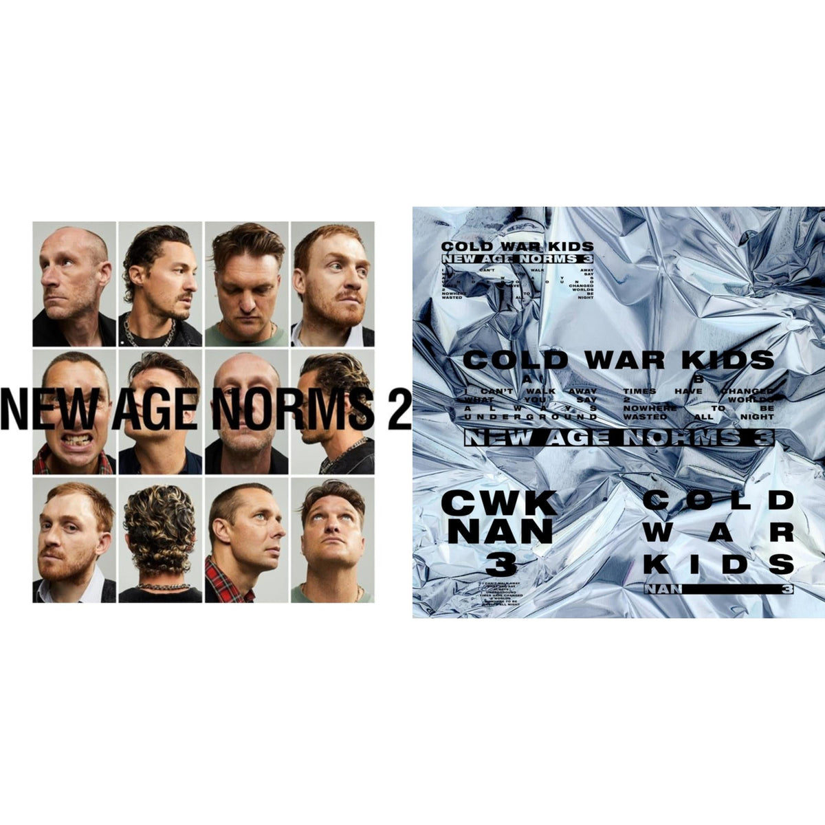 Cold War Kids - New Age Norms 2 & New Age Norms 3 - LP Vinyl Bundle