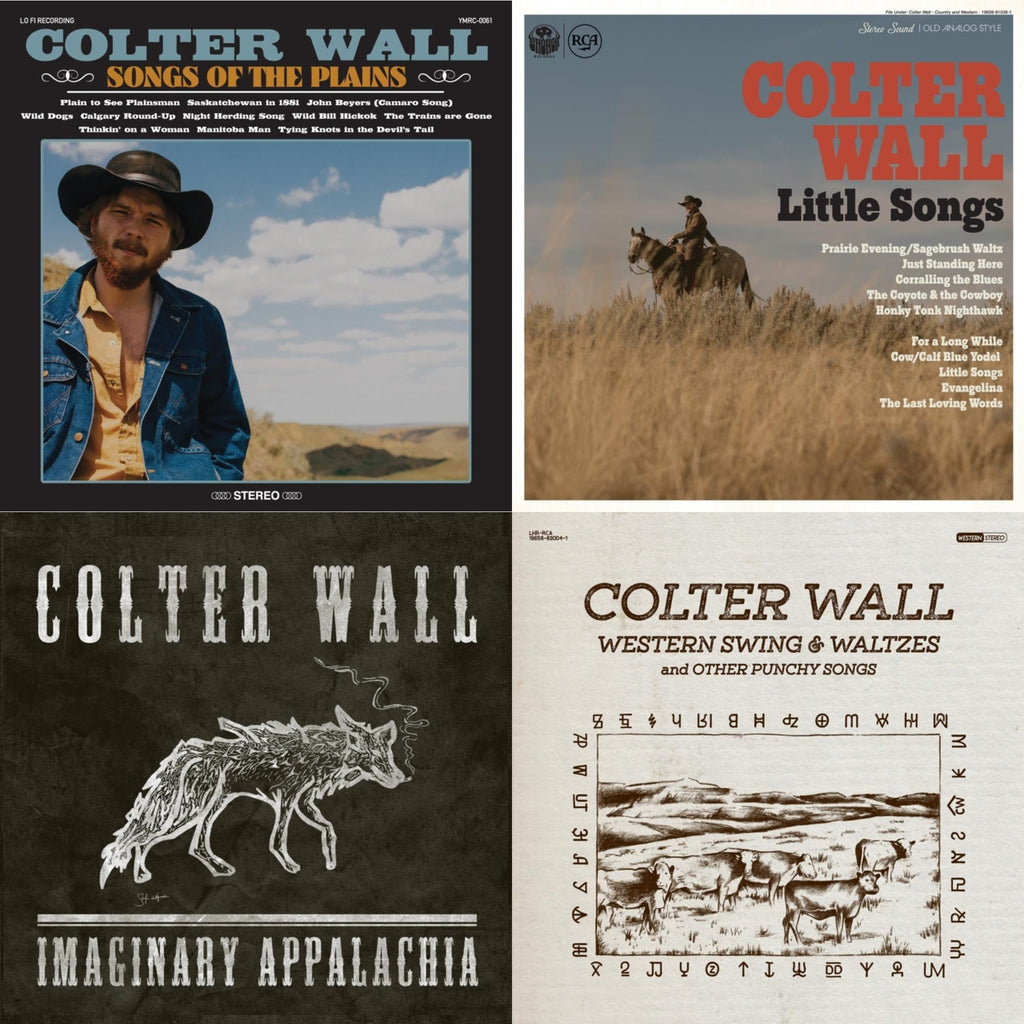 Colter Wall - Songs Of The Plains & Little Songs & Imaginary Appalachia (Red LP Vinyl) & Western Swing & Waltzes (Red LP Vinyl)