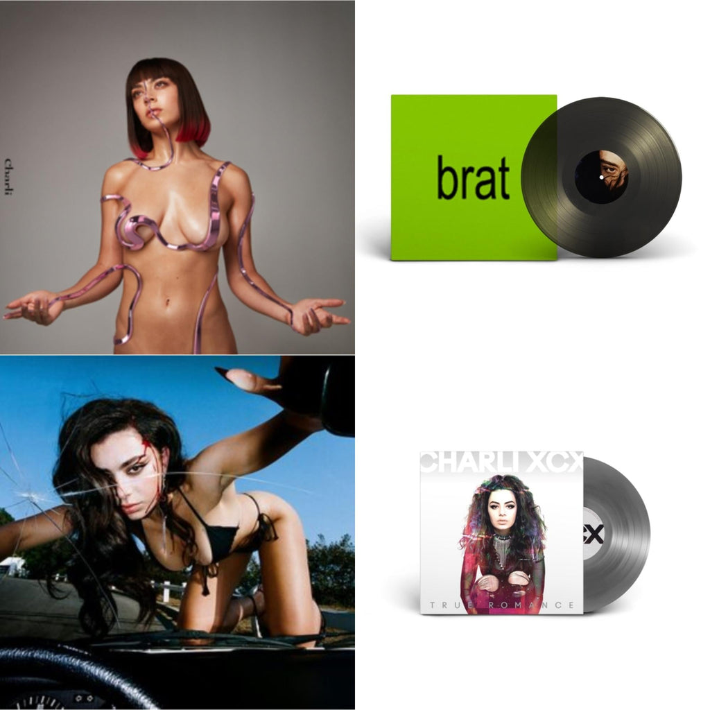 Charli Xcx - Charli Charli (2LP) & Brat (Black Ice LP Vinyl) & Crash & True Romance Original Angels Repress