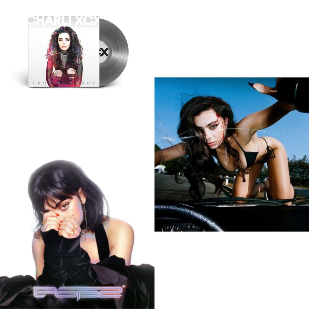 Charli Xcx - True Romance Original Angels Repress & Pop 2 (5 Year Anniversary) & Crash - LP Vinyl Bundle