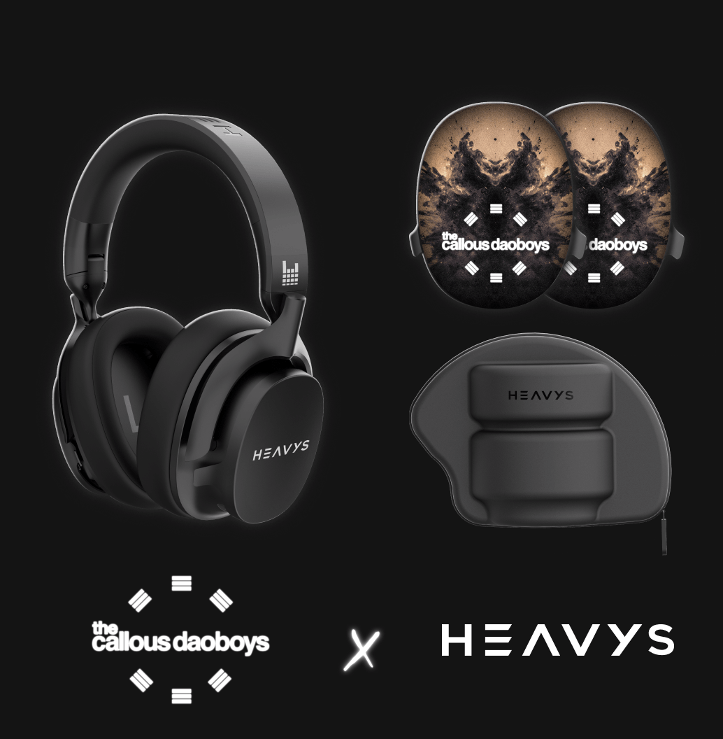 The Callous Daoboys Limited Edition Heavys Headphone Shells & Headphone Bundle