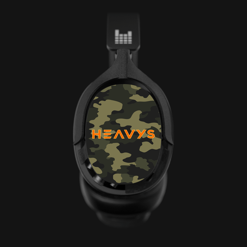 Camouflage Edition by Artist T1M Limited Edition HEAVYS Headphone Shells & Headphone Bundle