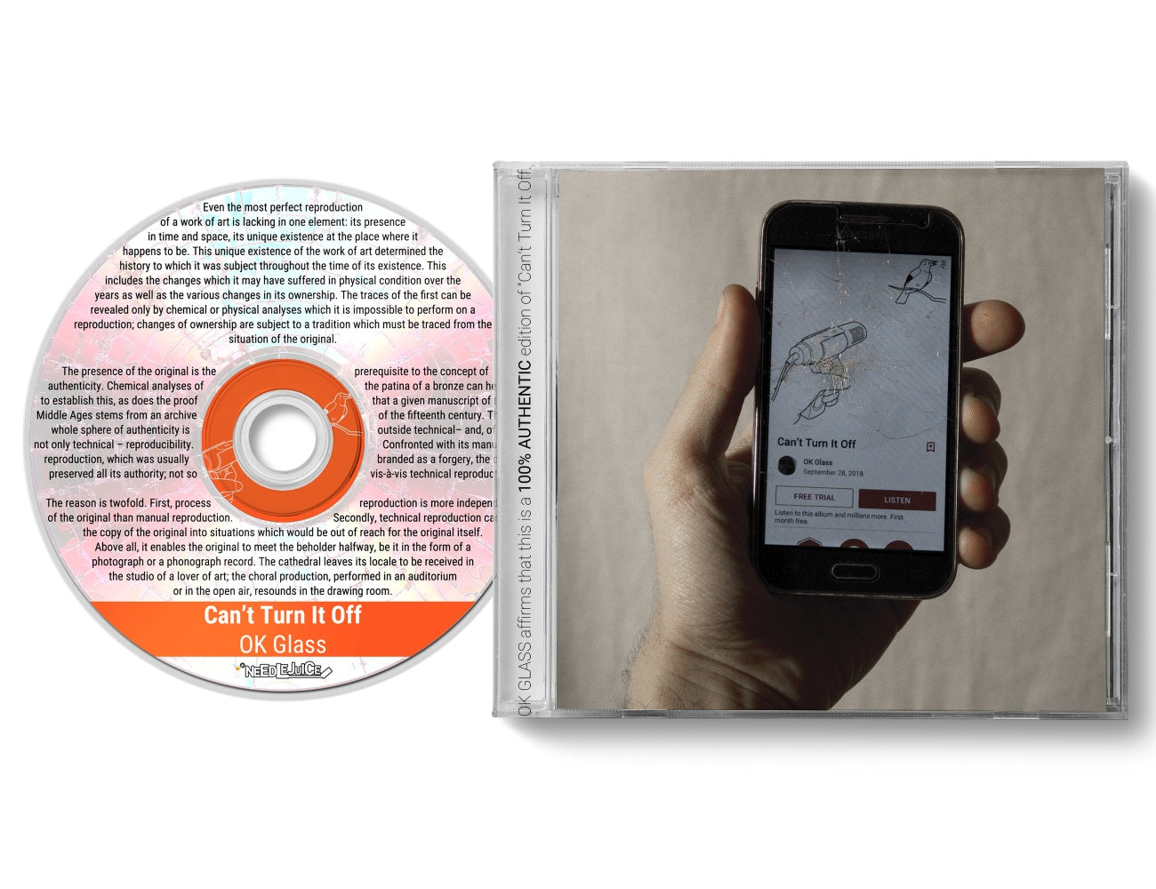 Can't Turn It Off - Music CD