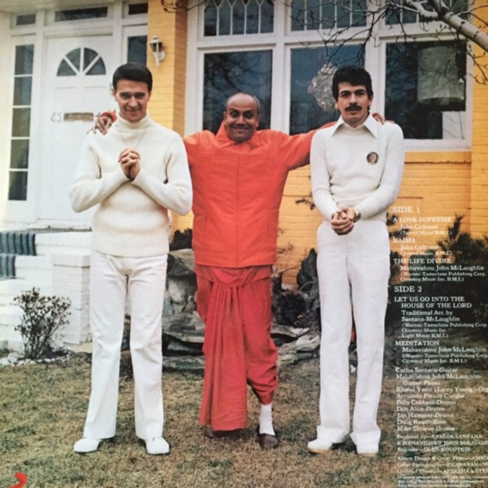 Carlos Santana & Mahavishnu John McLaughlin – Love Devotion Surrender (LP Vinyl) Vinyl Record