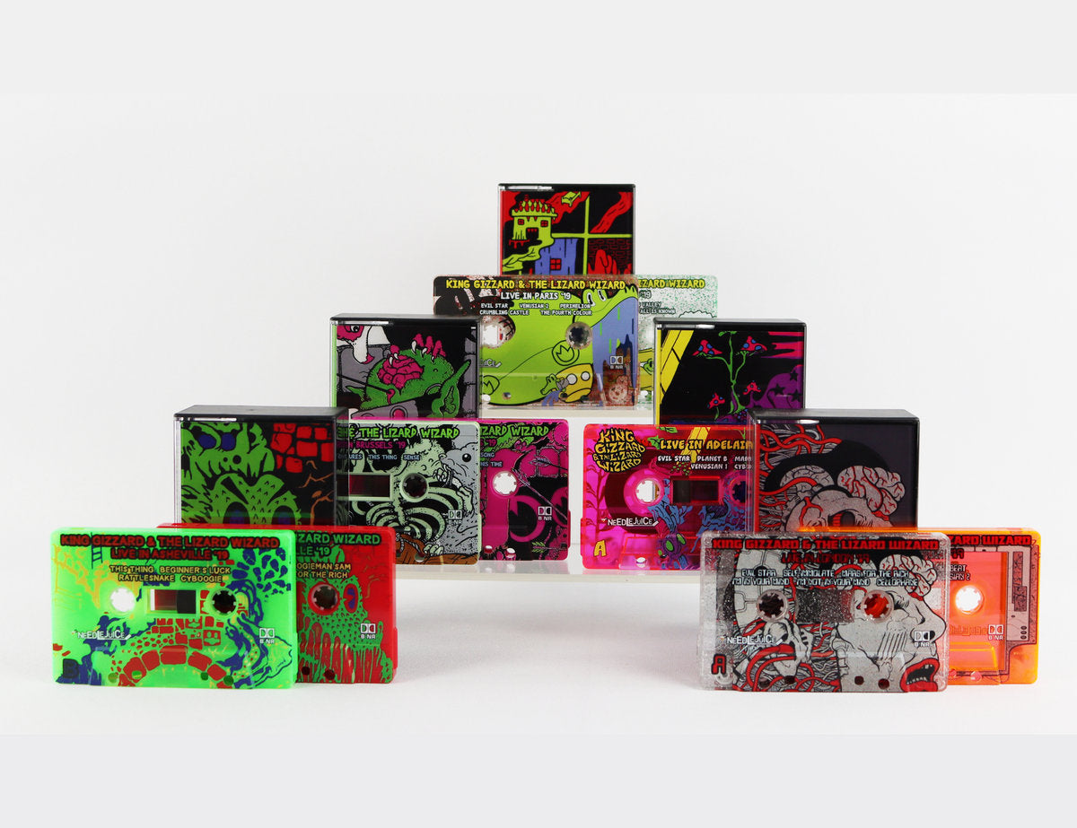 King Gizzard Live Casette Tape Bundle #1