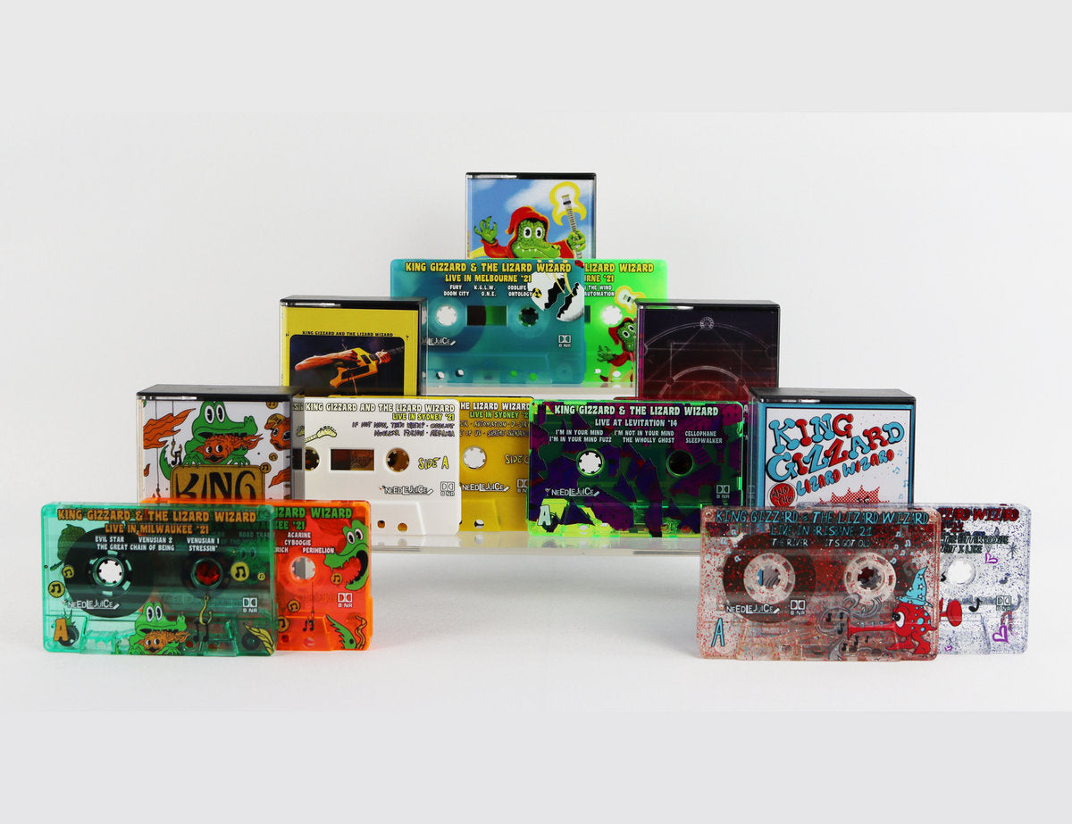 King Gizzard Live Casette Tape Bundle #2