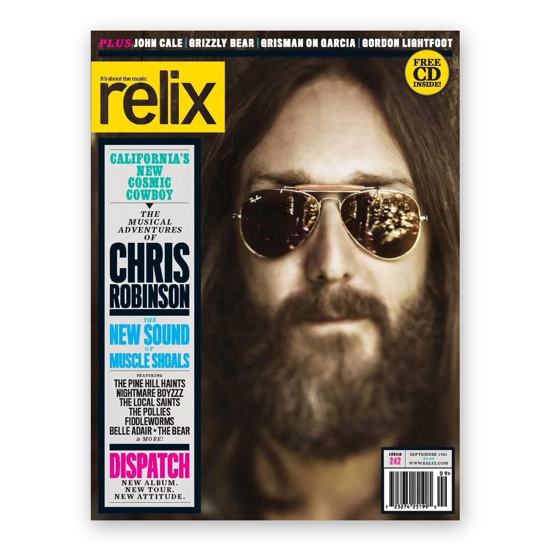 Chris Robinson - September 2012 Relix Issue Magazine