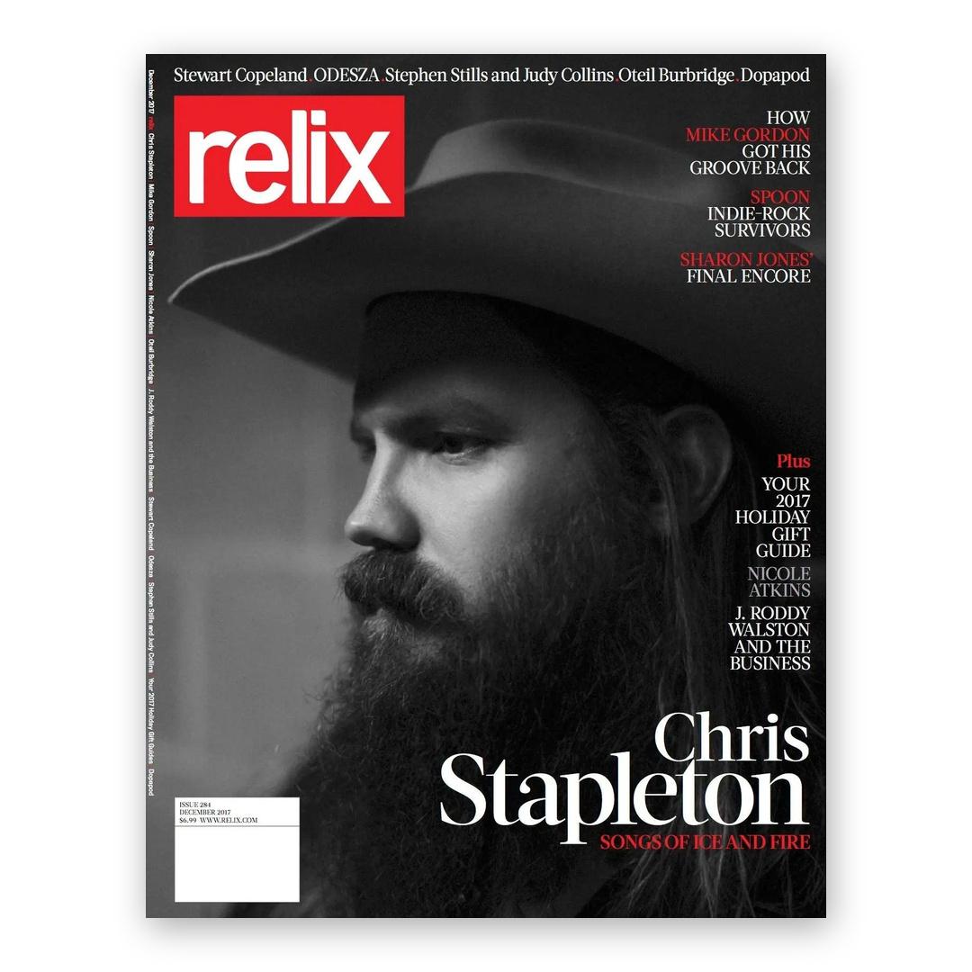 Chris Stapleton - December 2017 Relix Issue Magazine