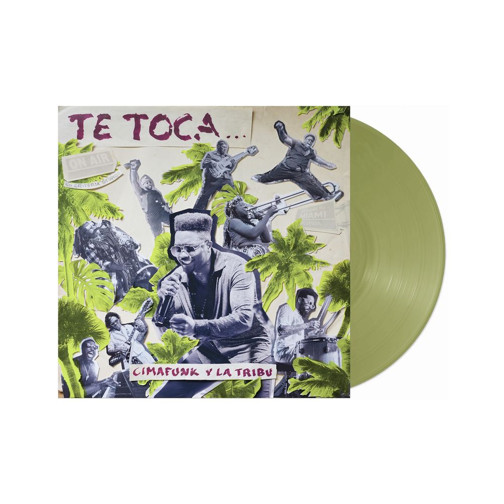 Cimafunk y La Tribu – Te Toca (Olive Green LP Vinyl) Vinyl Record
