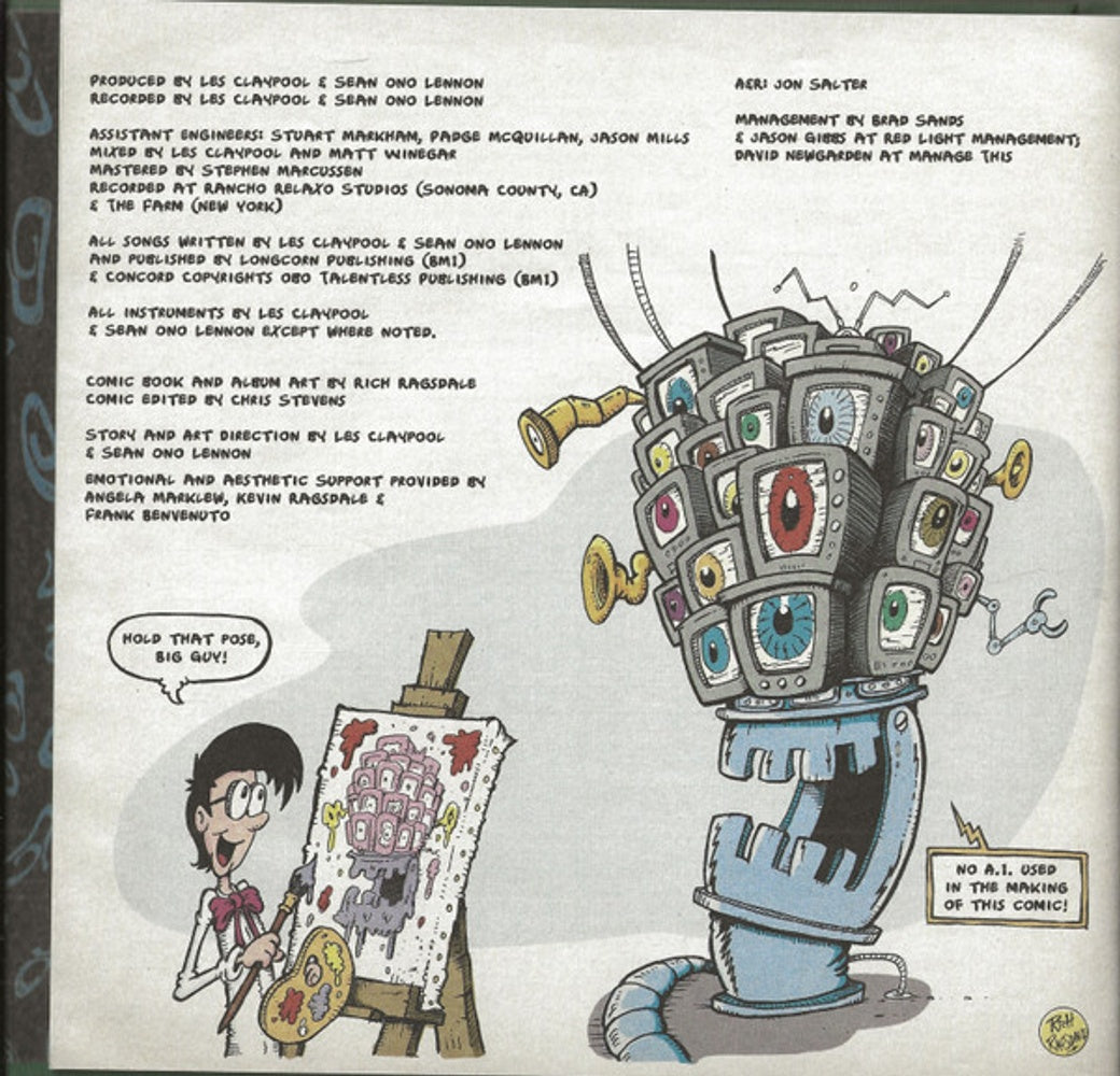 Claypool Lennon Delirium – The Great Parrot-Ox and the Golden Egg of Empathy Music CD