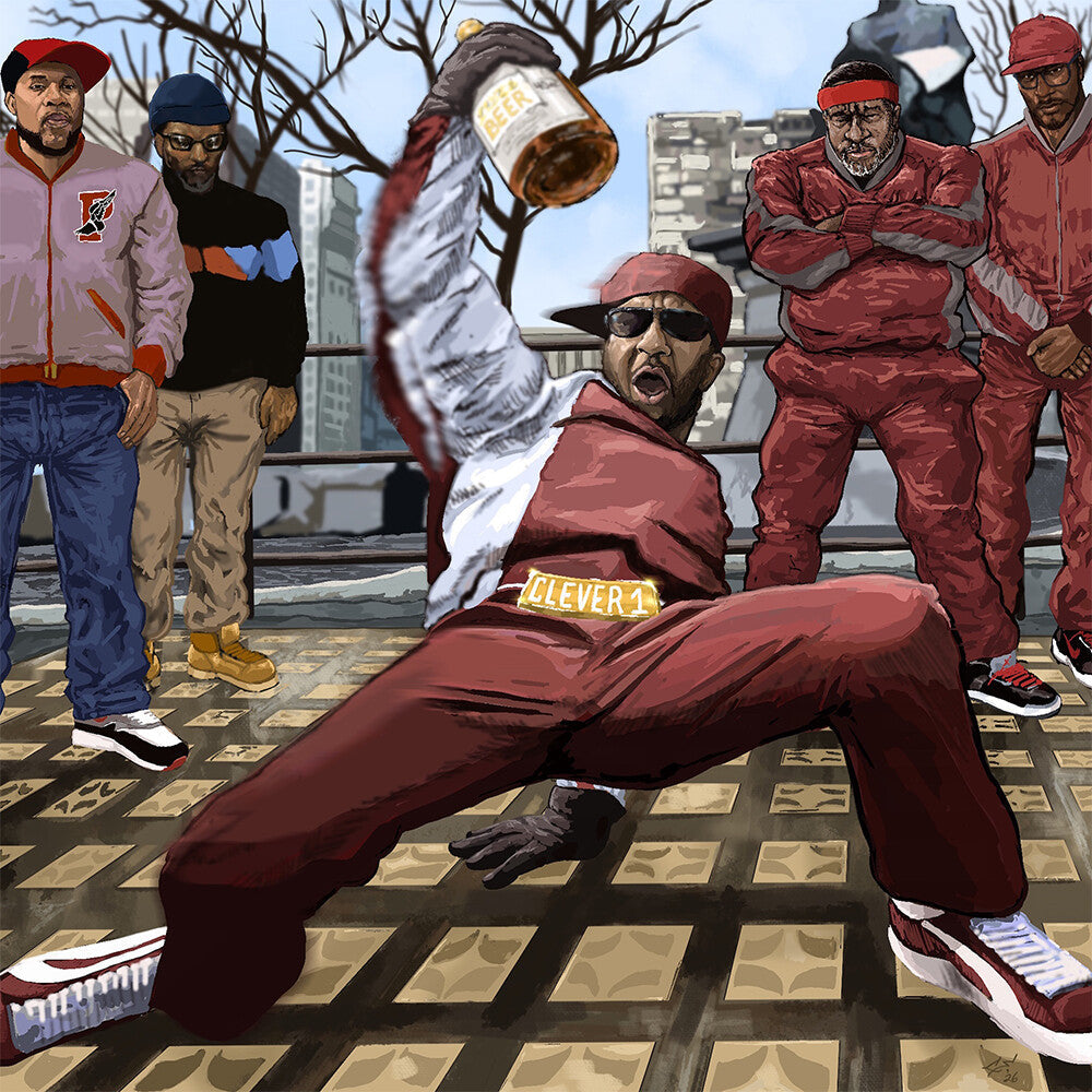 Clever 1 x Shar tha Analog Bastard – Da Buze Bruvaz present Clever 1 Az LO Kirkland- Da Baddest Incredible B-Boy known 2 Mankind illin wit Shar tha Analog Bastard (LP Vinyl) Vinyl Record