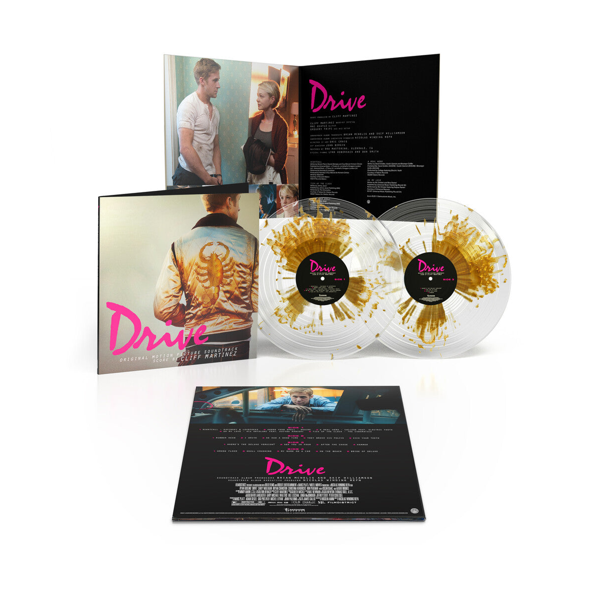 Drive - Original Motion Picture Soundtrack (Gold Splatter On Clear 2-LP Vinyl) Vinyl Record