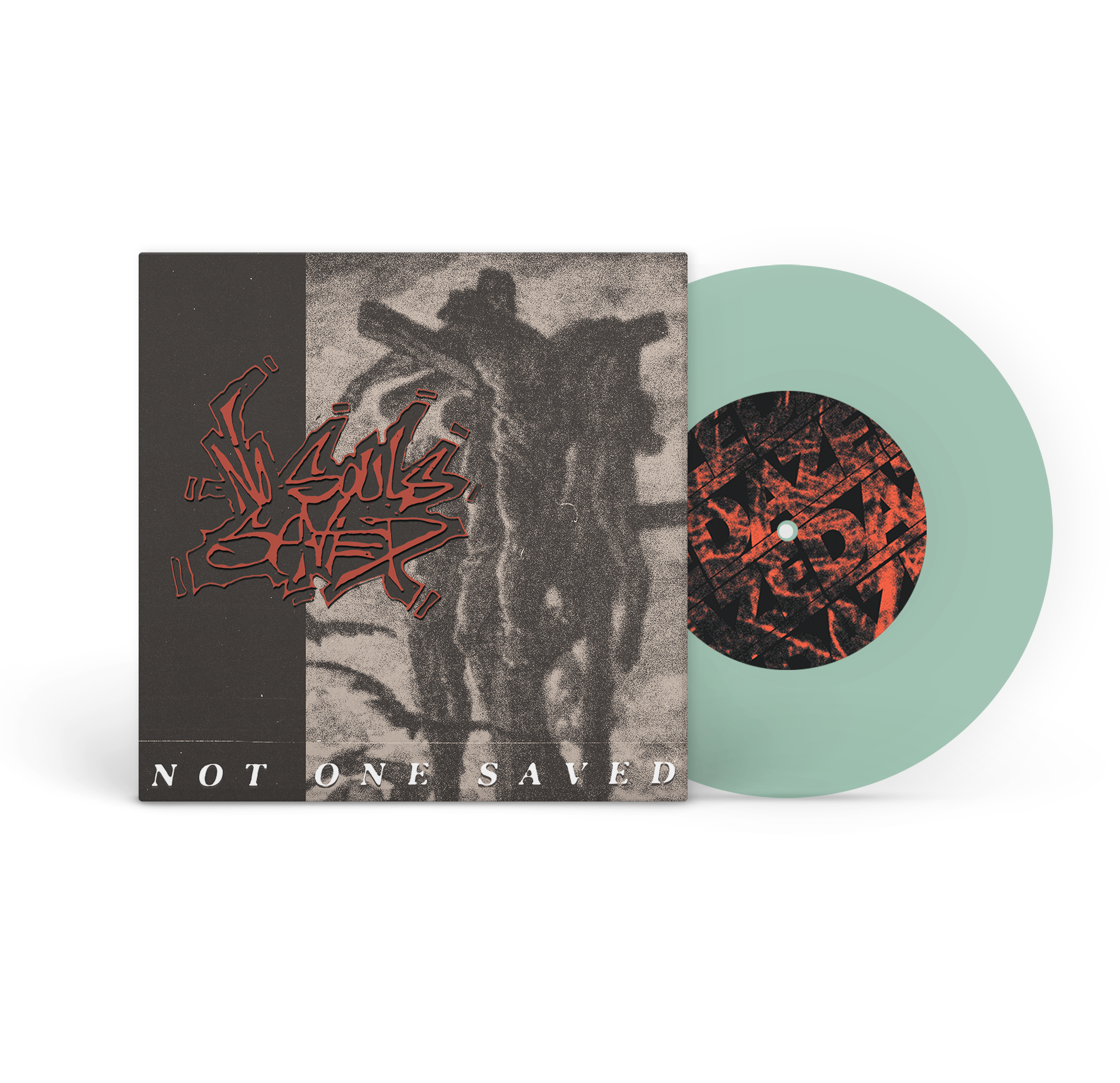 No Souls Saved - No One Saved 7" (Limited Edition - Only 100 Made, Coke Bottle Clear Vinyl) Vinyl Record