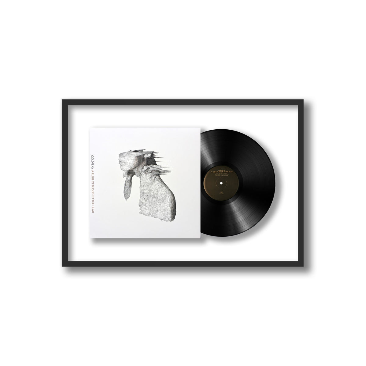 Coldplay - A Rush of Blood to the Head - Framed Vinyl Record