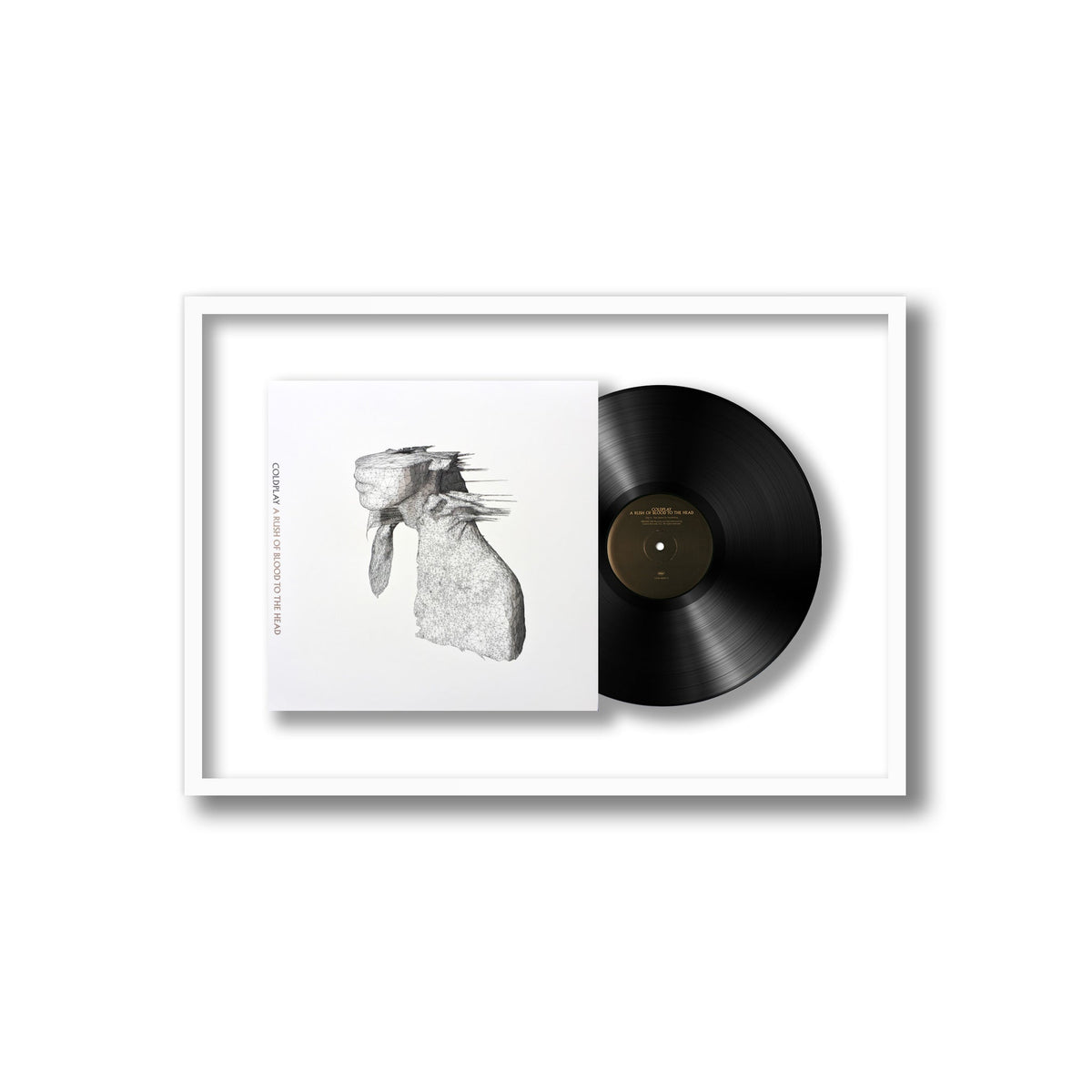 Coldplay - A Rush of Blood to the Head - Framed Vinyl Record