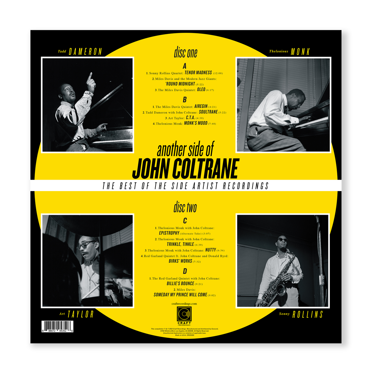 Another Side Of John Coltrane (2 LP) Vinyl Record