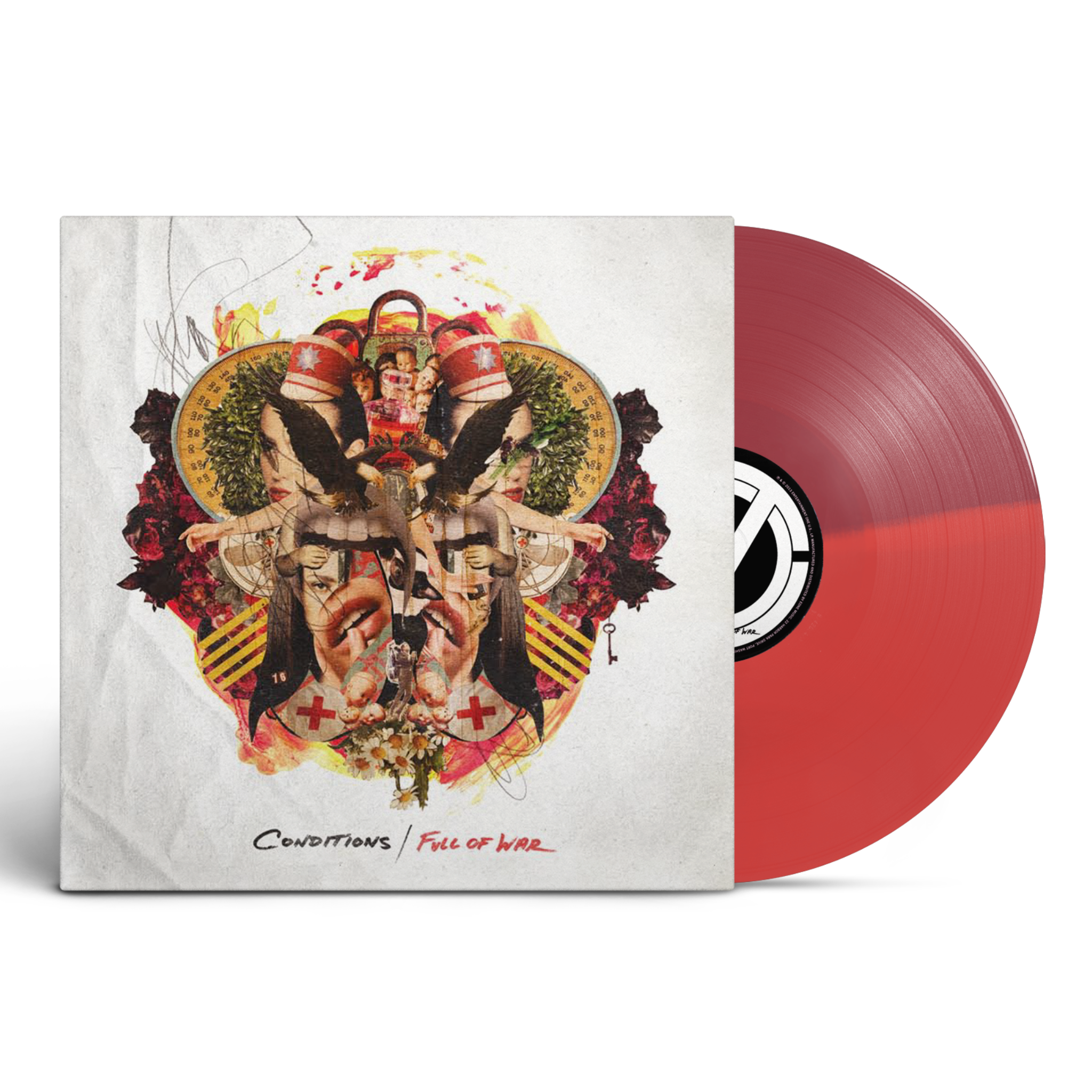 Conditions - Full of War Color Half/Half Vinyl Record