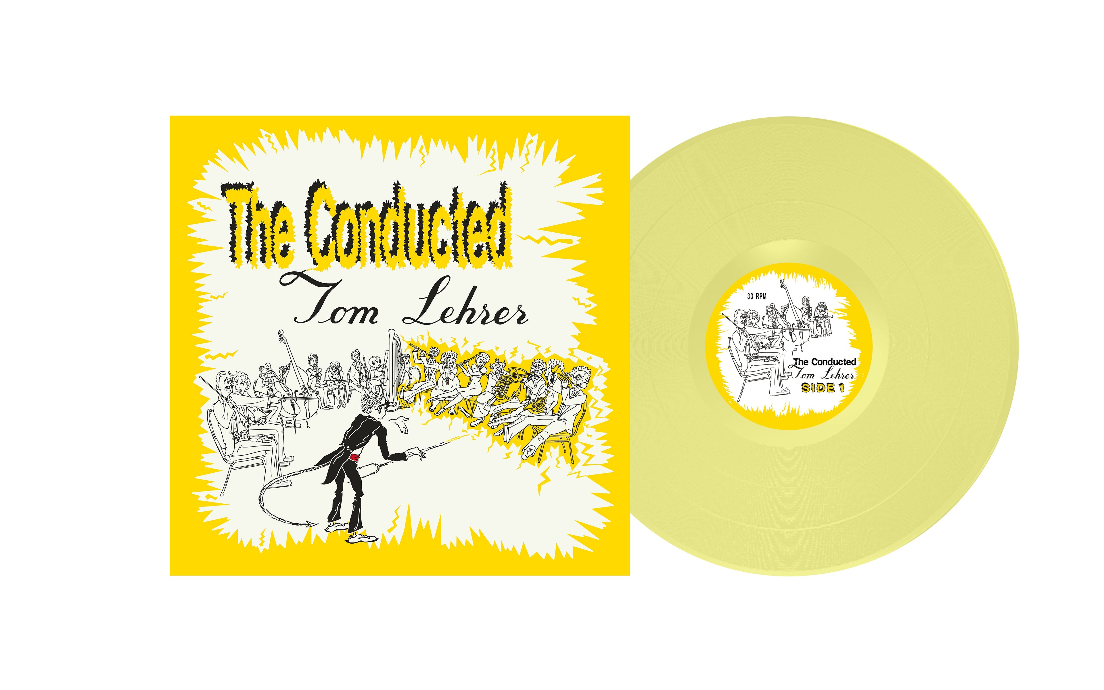 The Conducted Tom Lehrer - Yellow LP Vinyl Record