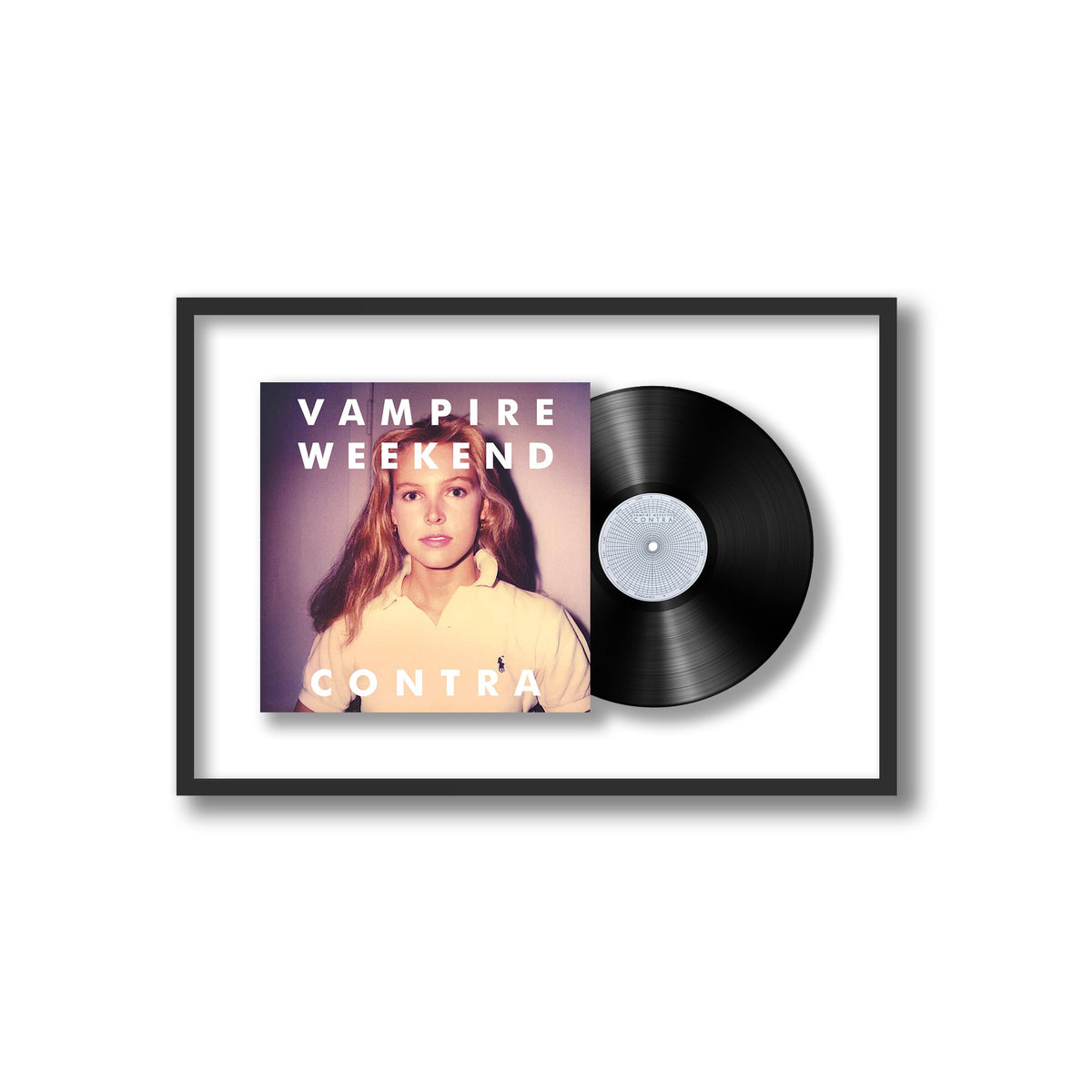 Vampire Weekend - Contra - Framed Vinyl Record