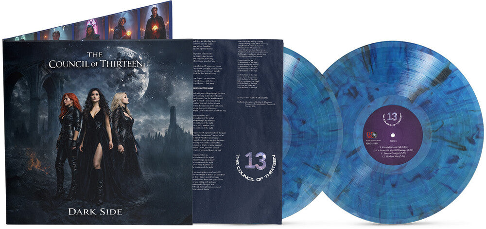 Council Of Thirteen – Dark Side (Blue, Colored, Gate, Limited Edition LP Vinyl) Vinyl Record