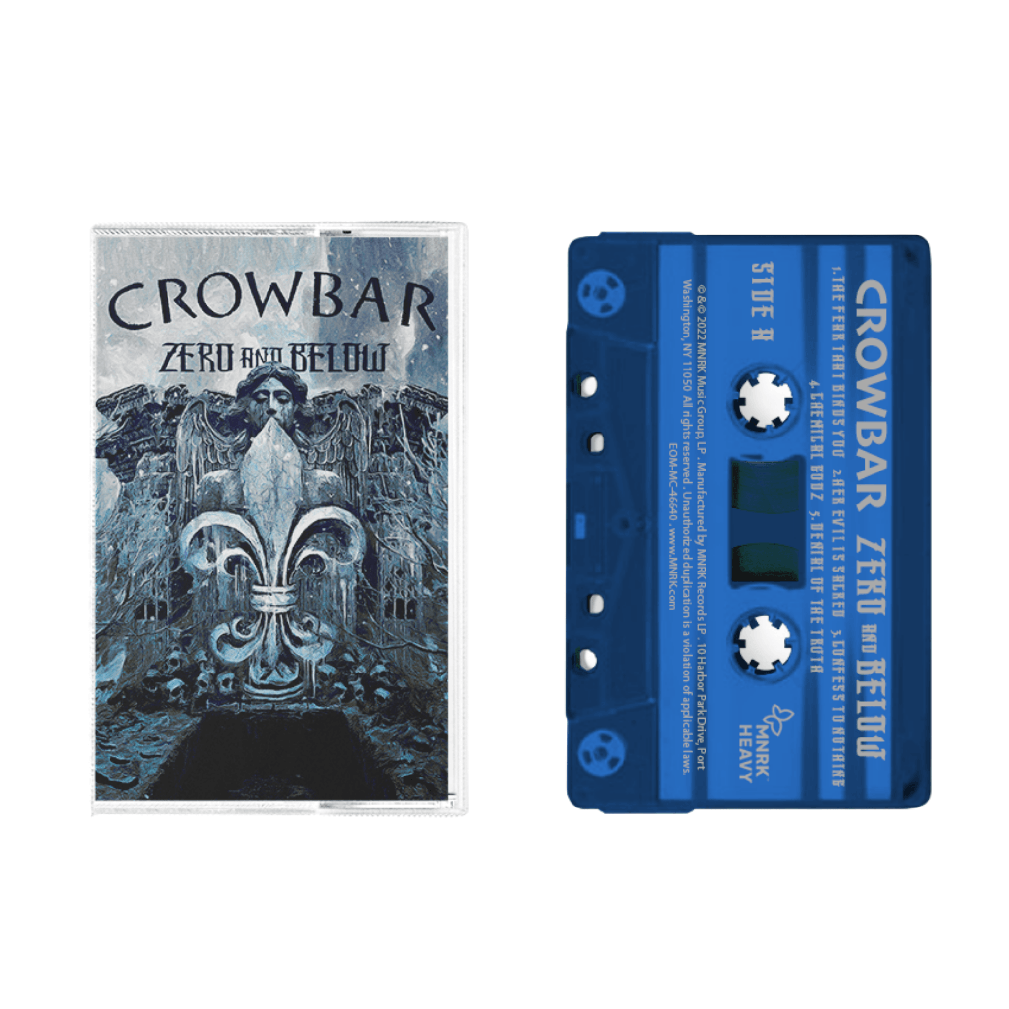 Crowbar - Zero and Below Blue Cassette Tape