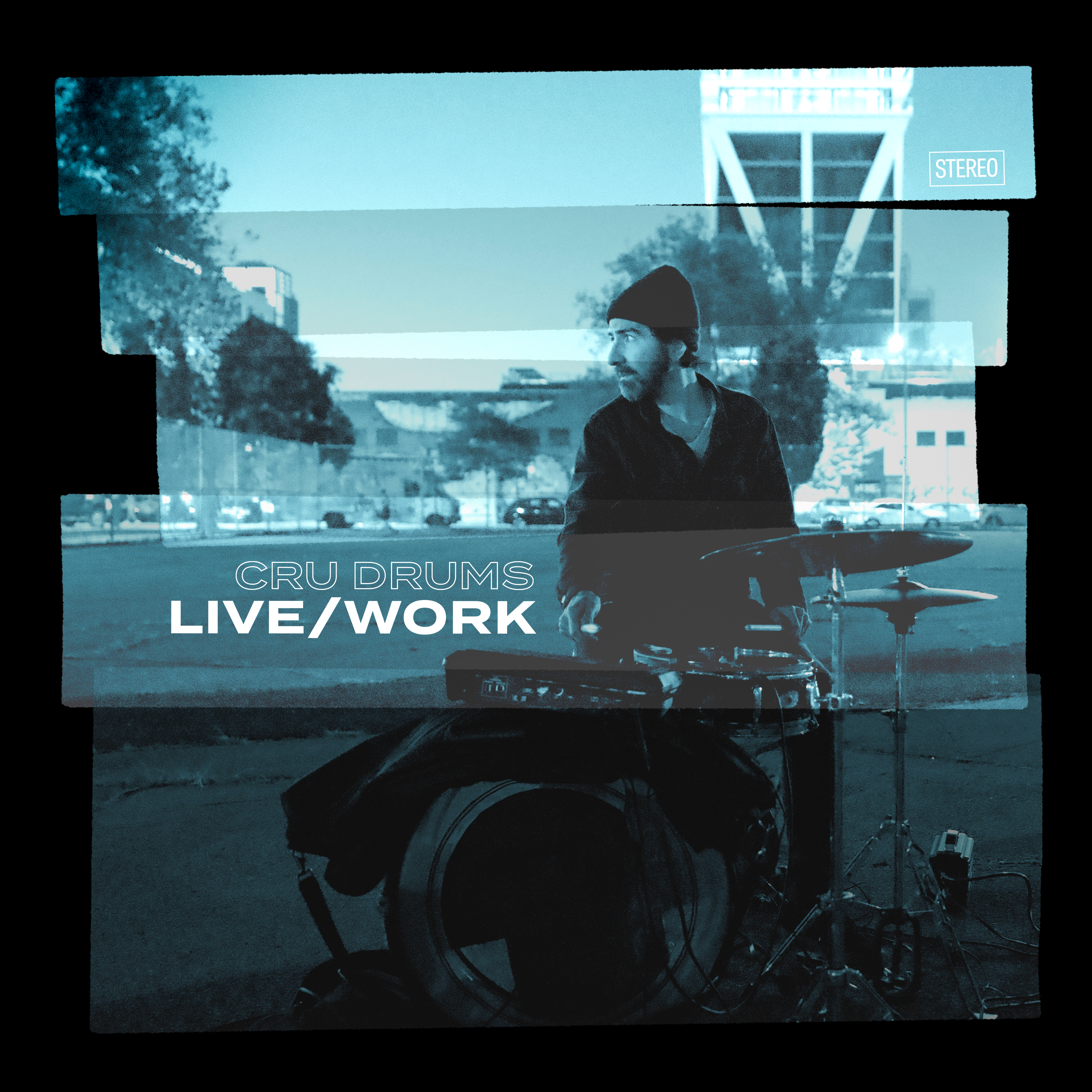 Cru Drums - Live/Work (LP - White) Vinyl Record