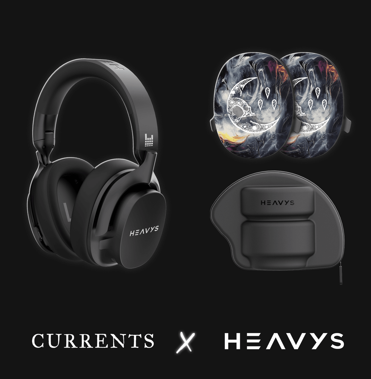 Currents 'All That Follows' Limited Edition Heavys Headphone Shells & Headphone Bundle
