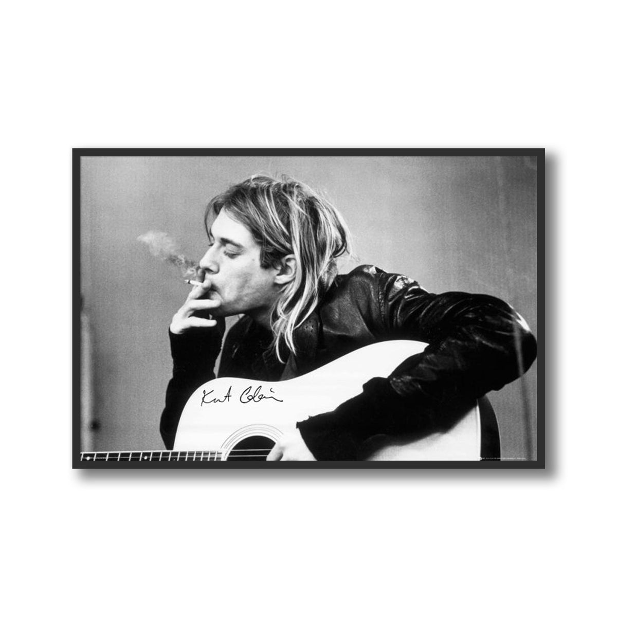 Kurt Cobain Deep Drag Framed Poster