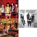 Donnas (Natural With Black Swirl LP Vinyl) & American Teenage Rock 'N' Roll Machine (Fire Orange With Black Swirl LP Vinyl) & Spend The Night (Hot Pink LP Vinyl)