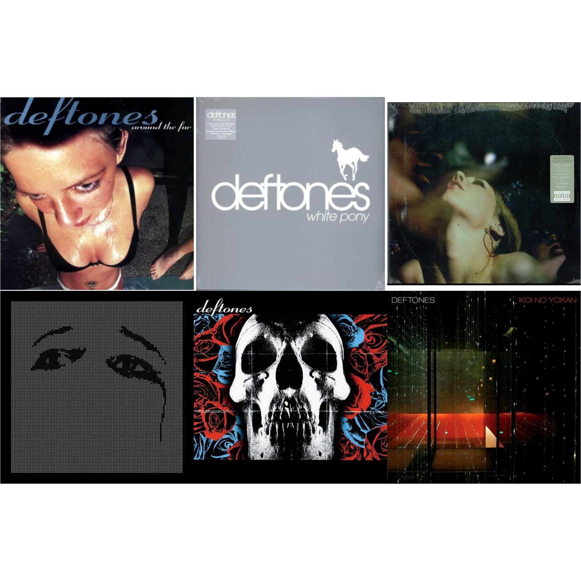 Deftones & Ohms & Koi No Yokan & Saturday Night Wrist & Around The Fur (180G) & White Pony