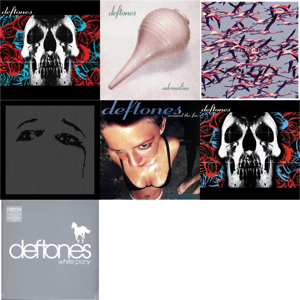 Deftones & Deftones (X) (20Th Anniversary/Ruby Red LP Vinyl) & Ohms & Gore (White LP Vinyl) & Around The Fur (180G) & Adrenaline & White Pony