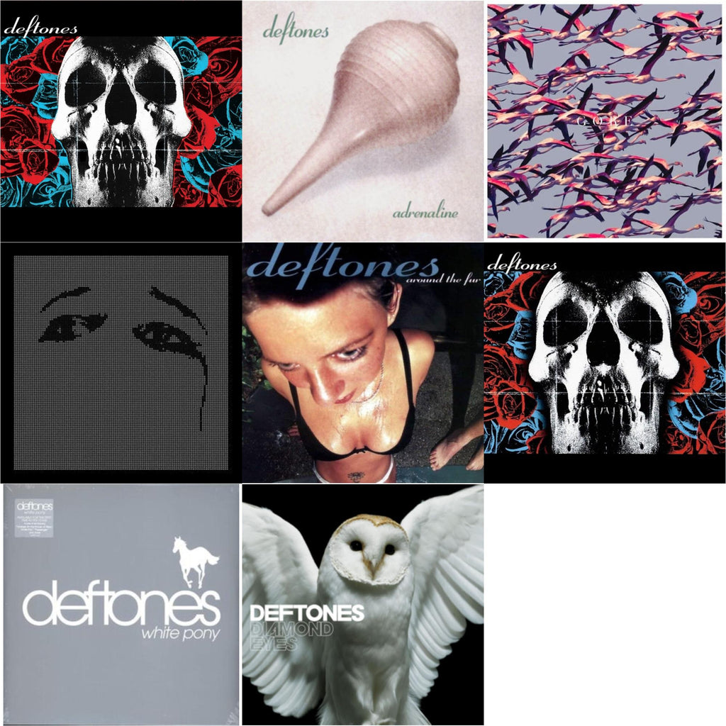 Deftones & Deftones (X) (20Th Anniversary/Ruby Red LP Vinyl) & Ohms & Gore (White LP Vinyl) & Around The Fur (180G) & Adrenaline & White Pony & Diamond Eyes