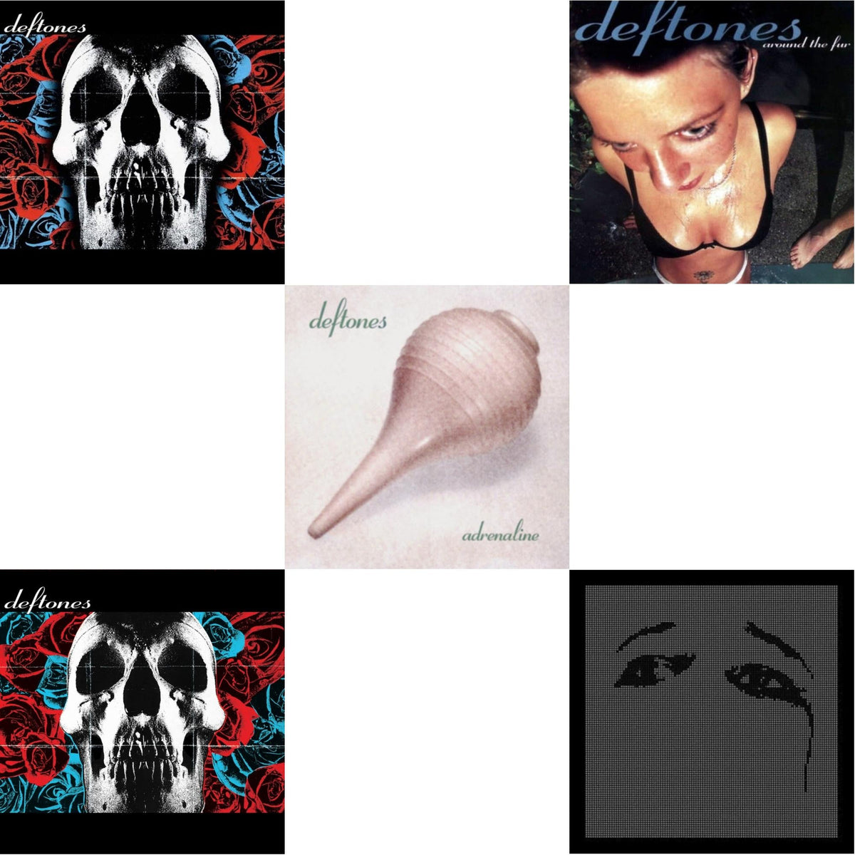 Deftones & Deftones (X) (20Th Anniversary/Ruby Red LP Vinyl) & Ohms & Around The Fur (180G) & Adrenaline