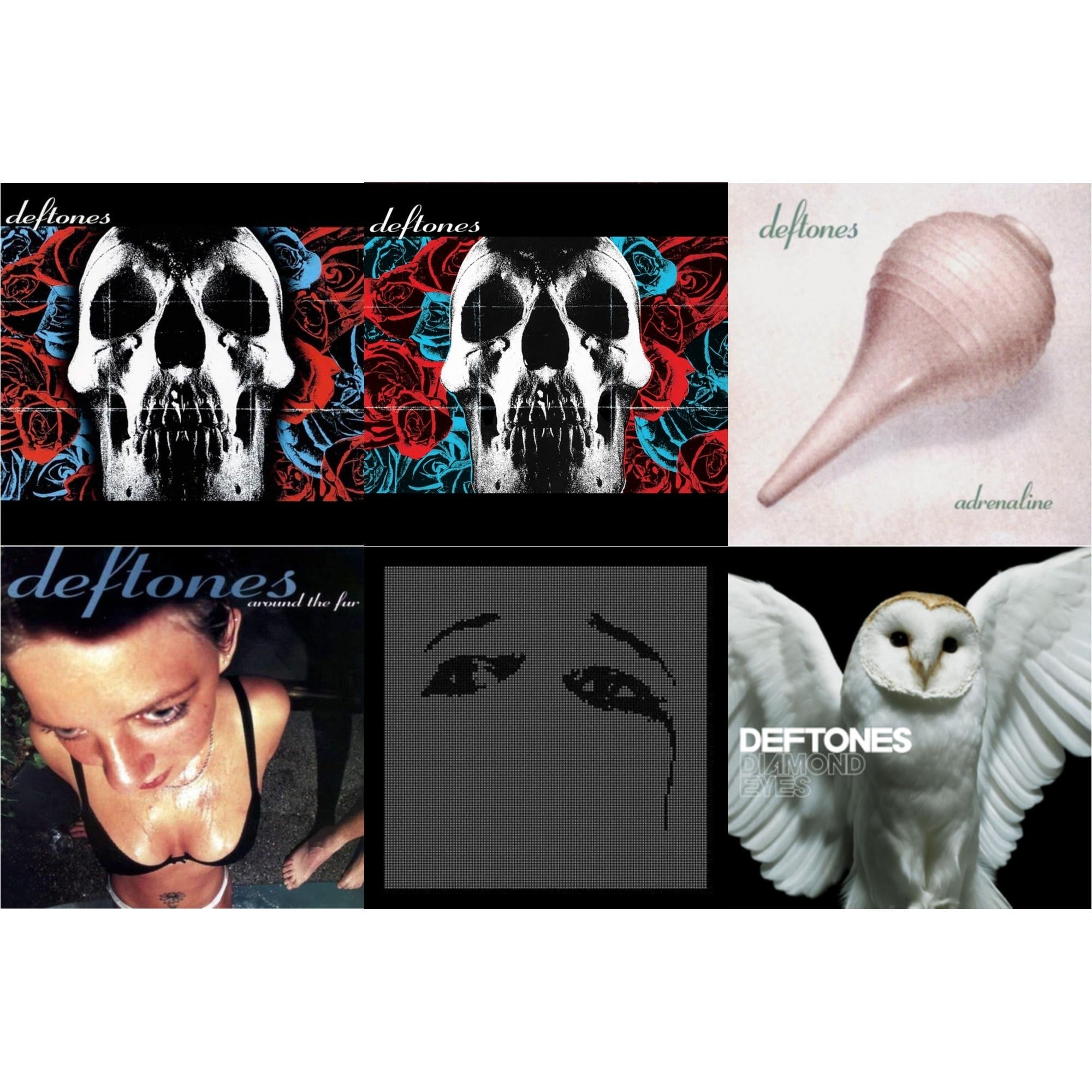 Deftones & Deftones (X) (20Th Anniversary/Ruby Red LP Vinyl) & Ohms & Around The Fur (180G) & Adrenaline & Diamond Eyes