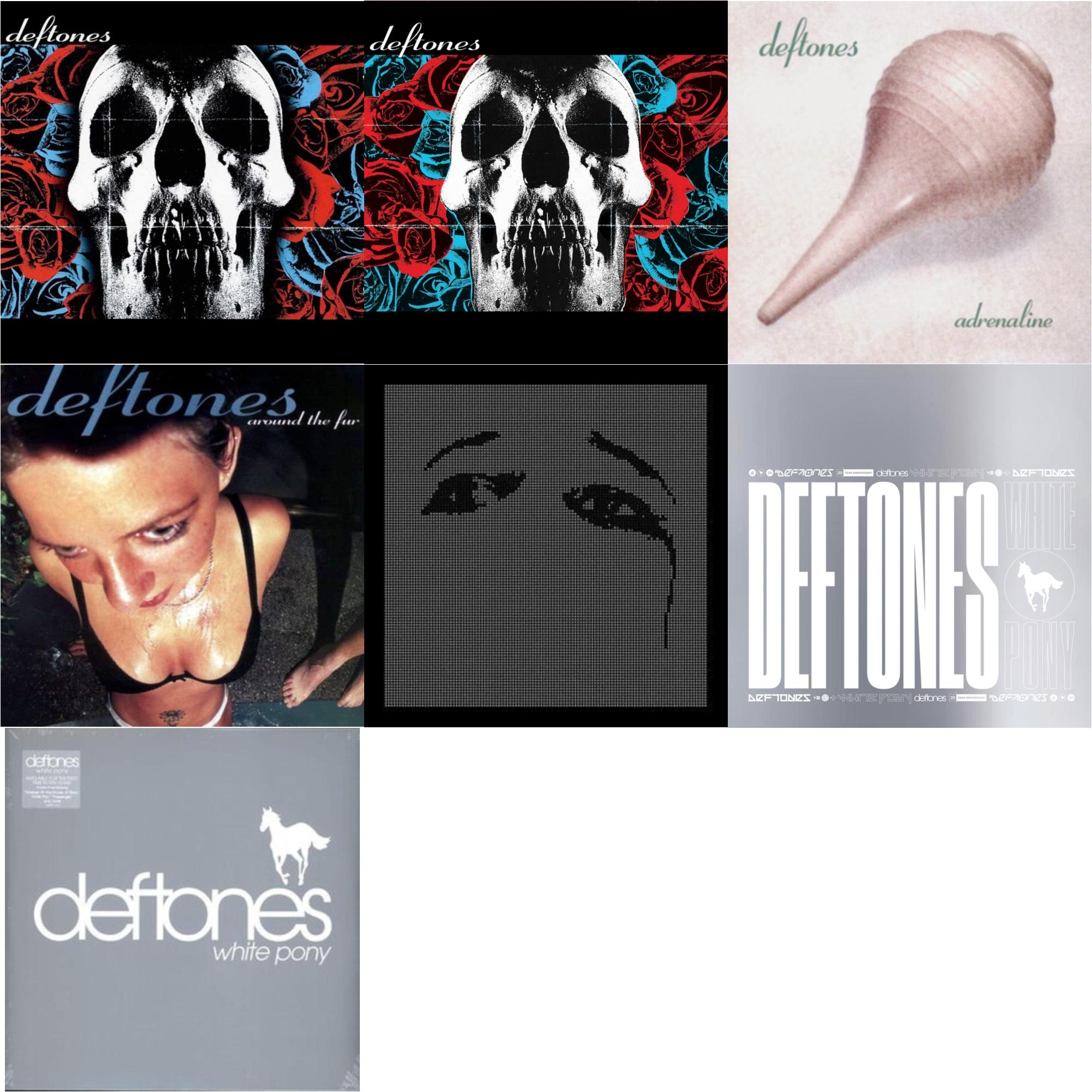 Deftones & Deftones (X) (20Th Anniversary/Ruby Red LP Vinyl) & Ohms & White Pony (X) (20Th Anniversary Deluxe Edition/Super Deluxe) & Around The Fur (180G) & Adrenaline & White Pony