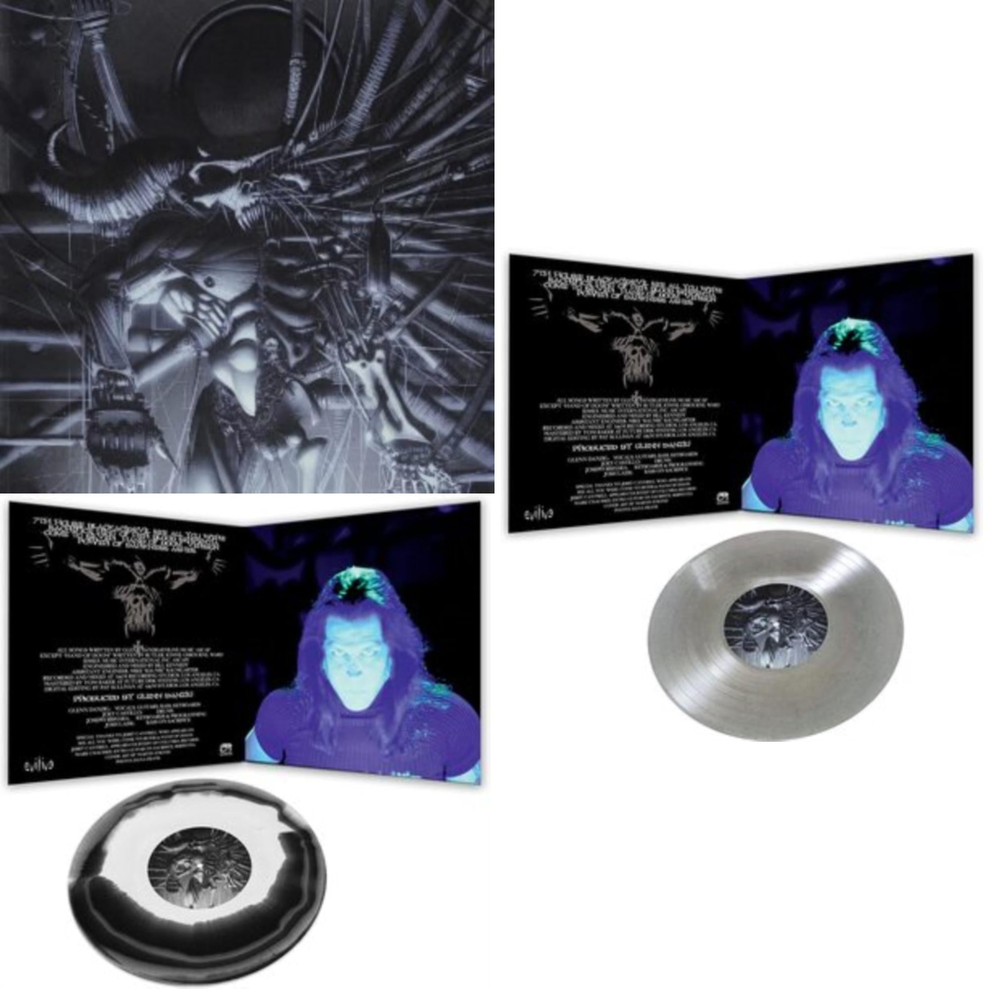 Danzig 5: Blackacidevil (Black LP Vinyl) & Danzig 5: Blackout (Glitter LP Vinyl) & Danzig 5: Blackacidevil (Black & White Haze LP Vinyl)