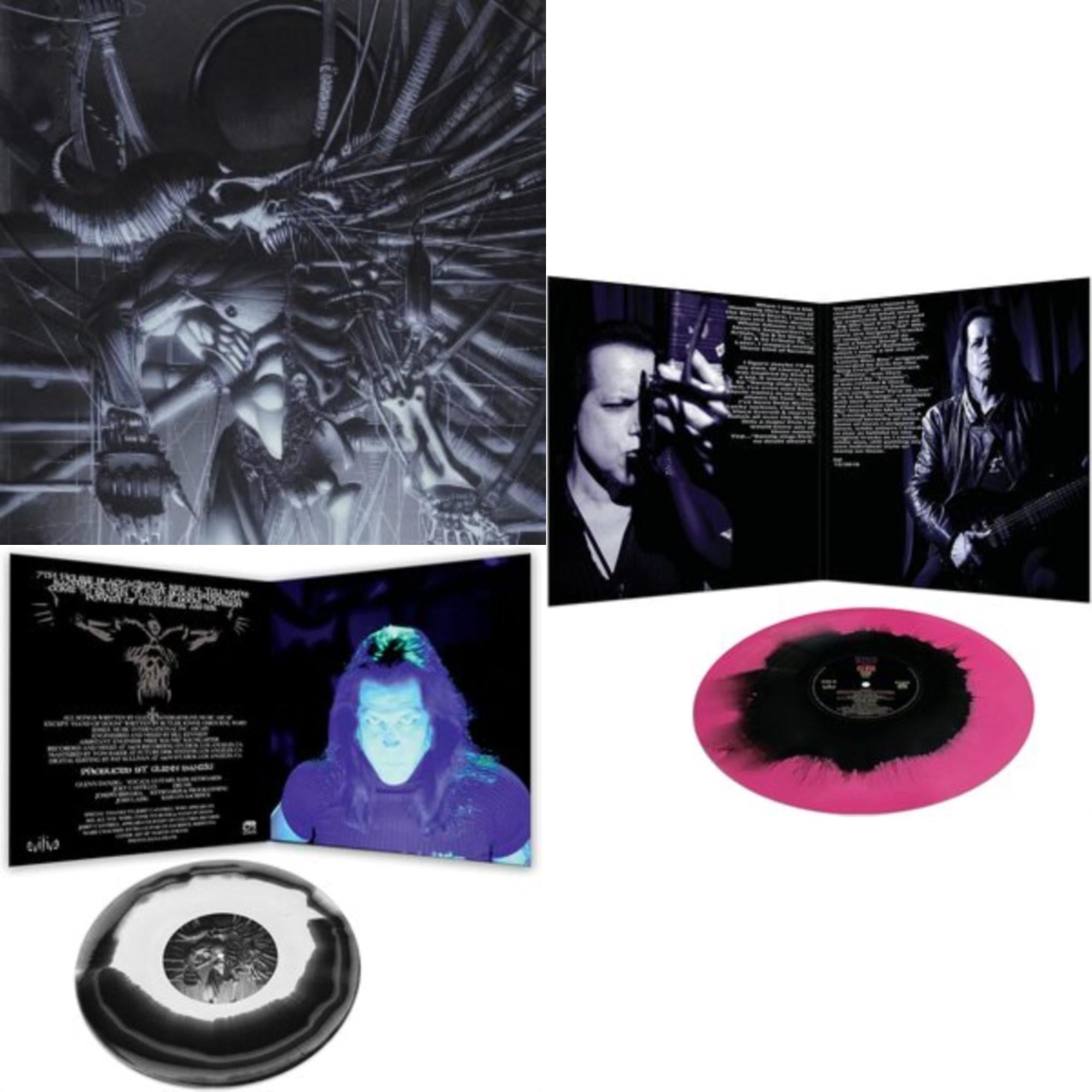 Danzig - Danzig 5: Blackacidevil (Black LP Vinyl) & Danzig 5: Blackacidevil (Black & White Haze LP Vinyl) & Sings Elvis (Pink & Black Haze LP Vinyl)