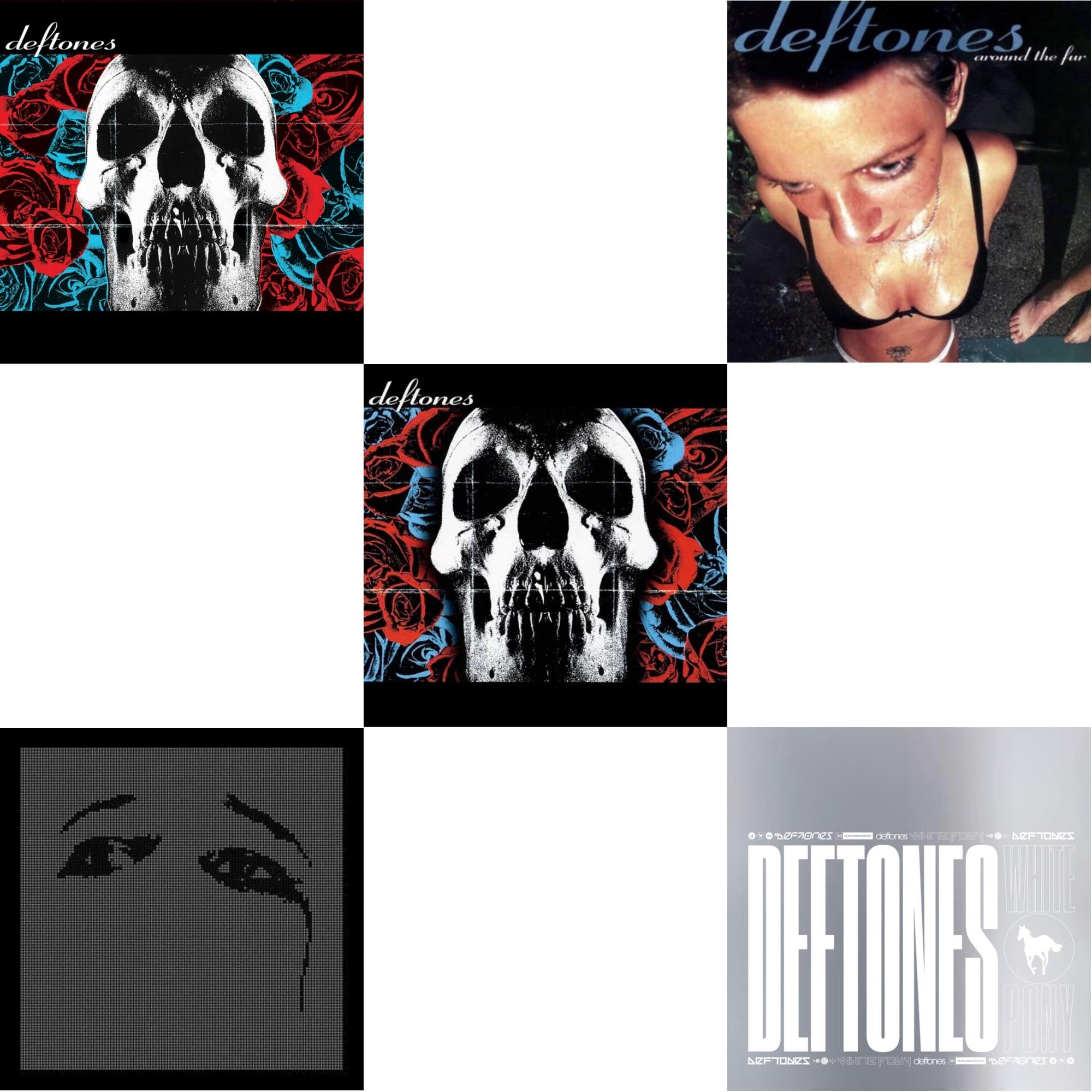 Deftones & Deftones (X) (20Th Anniversary/Ruby Red LP Vinyl) & Ohms & White Pony (X) (20Th Anniversary Deluxe Edition/Super Deluxe) & Around The Fur (180G)