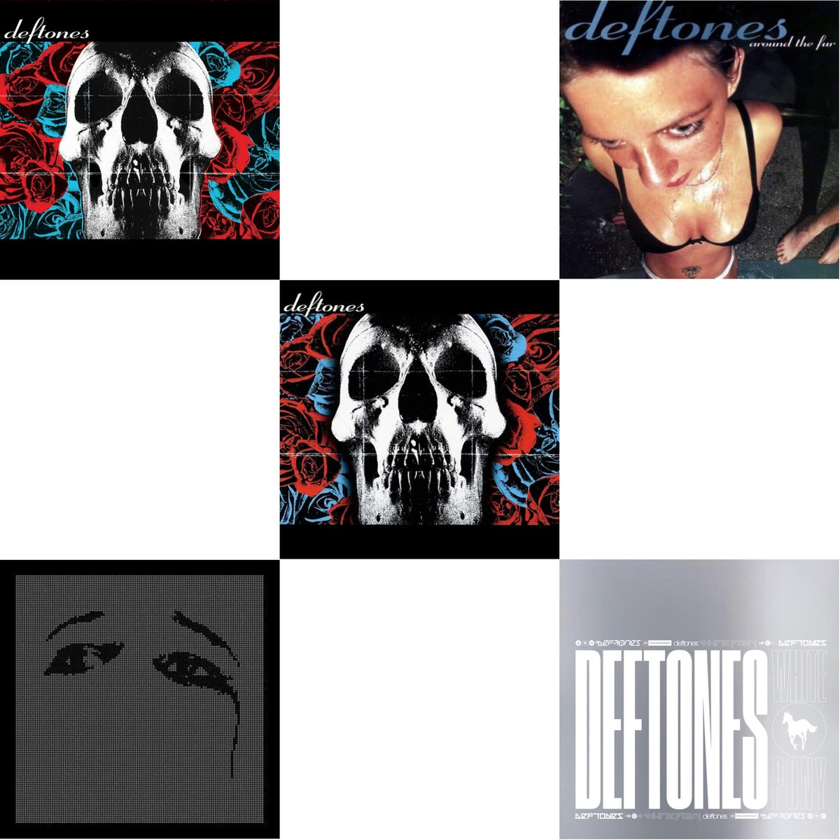 Deftones & Deftones (X) (20Th Anniversary/Ruby Red LP Vinyl) & Ohms & White Pony (X) (20Th Anniversary Deluxe Edition/Super Deluxe) & Around The Fur (180G)