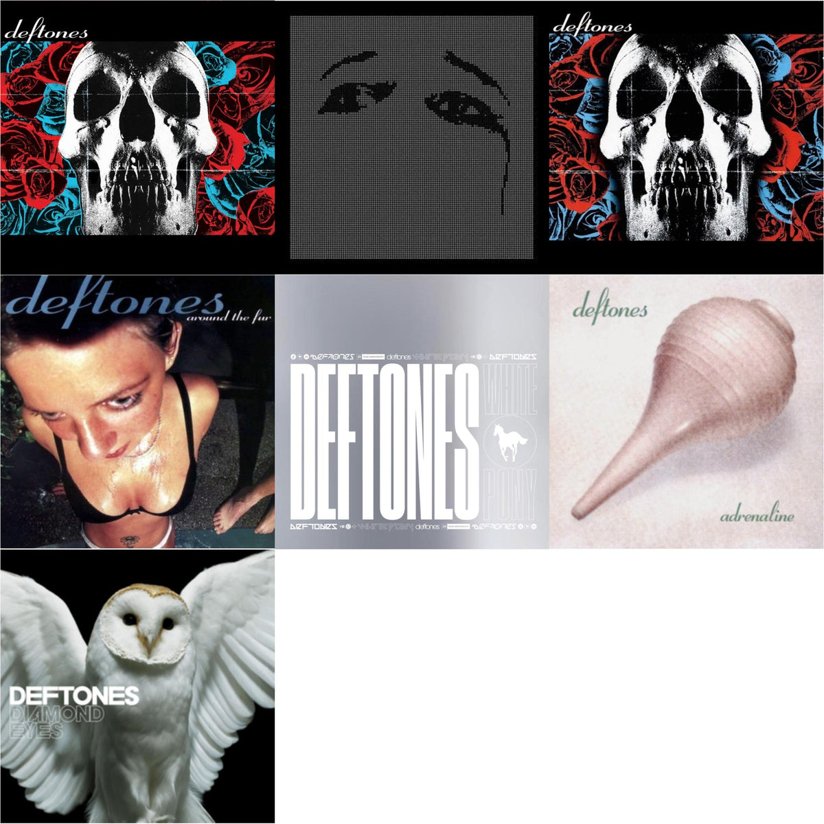 Deftones - Deftones & Deftones (X) (20Th Anniversary/Ruby Red LP Vinyl) & Ohms & White Pony (X) (20Th Anniversary Deluxe Edition/Super Deluxe) & Around The Fur (180G) & Adrenaline & Diamond Eyes