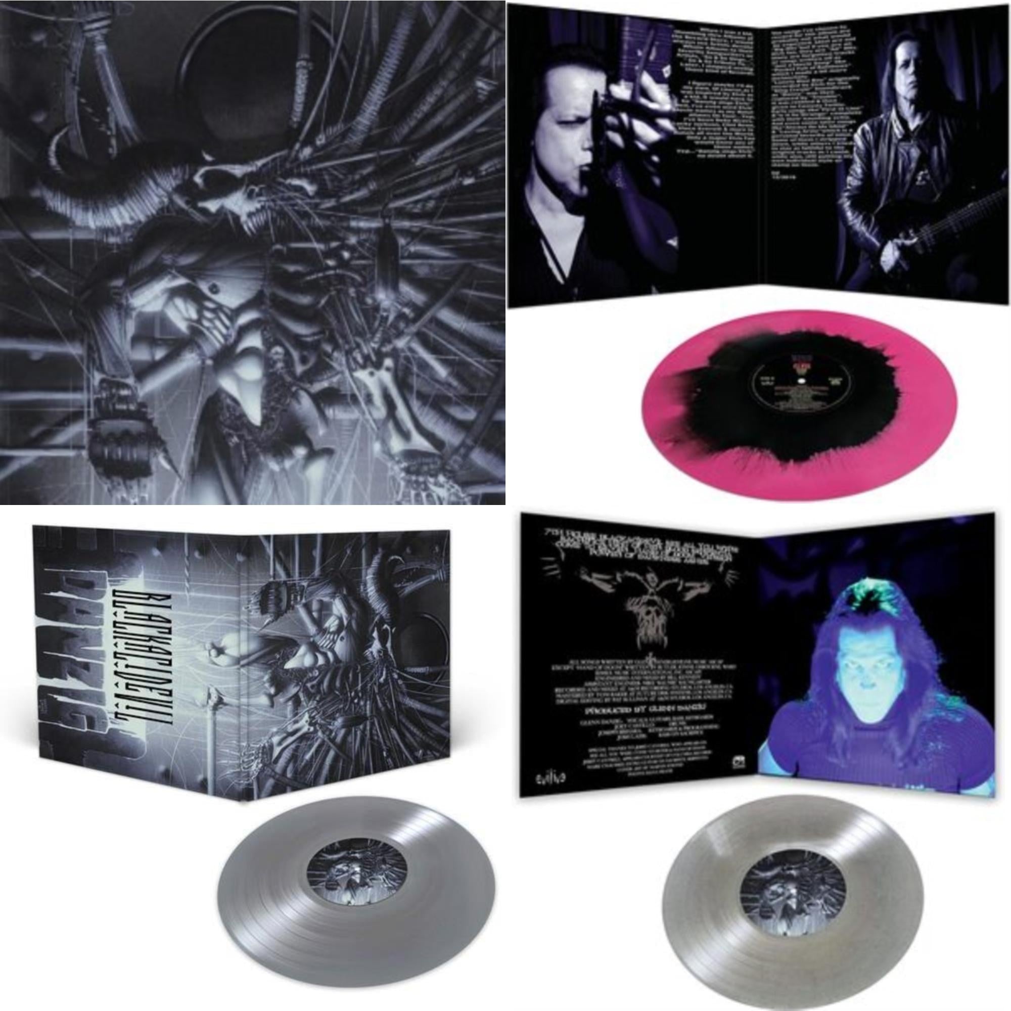 Danzig - Danzig 5: Blackacidevil (Black LP Vinyl) & Sings Elvis (Pink & Black Haze LP Vinyl) & Danzig 5: Blackacidevil (Silver LP Vinyl) & Danzig 5: Blackout (Glitter LP Vinyl)