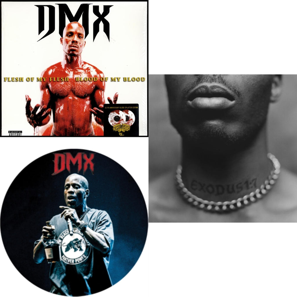 Dmx - Exodus (X) & Flesh Of My Fleshblood Of My Blood & Greatest - LP Vinyl Bundle