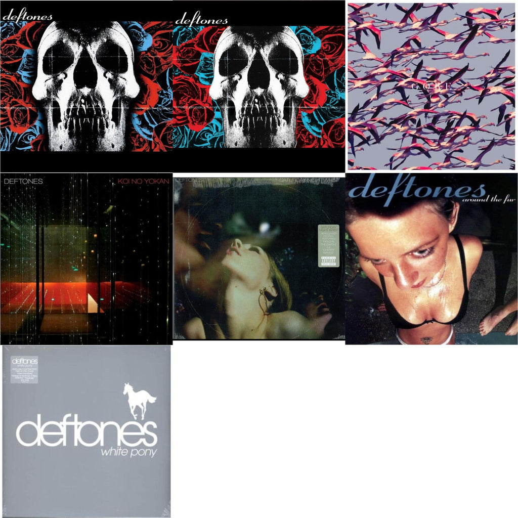 Deftones & Deftones (X) (20Th Anniversary/Ruby Red LP Vinyl) & Gore (White LP Vinyl) & Koi No Yokan & Saturday Night Wrist & Around The Fur (180G) & White Pony